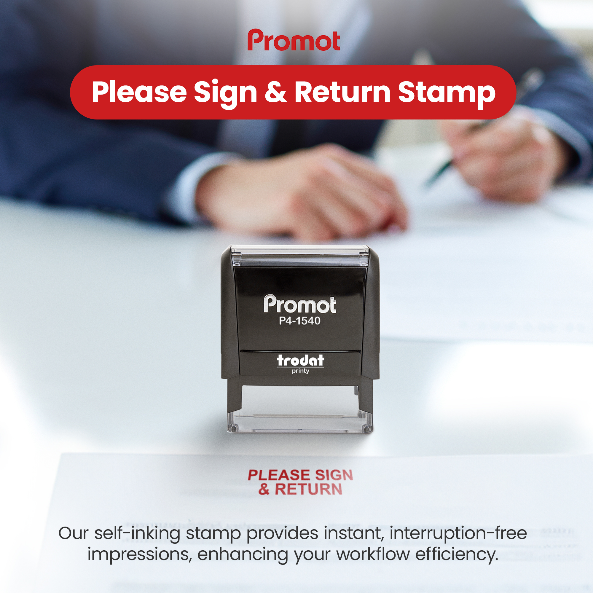 Please Sign and Return Stamp hover